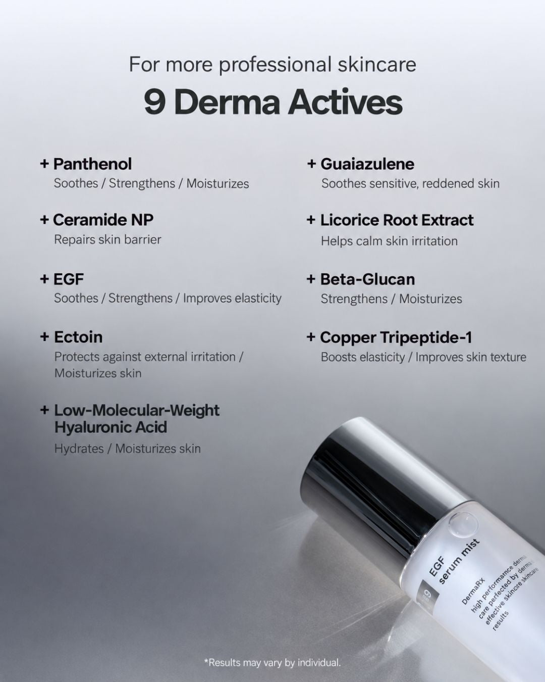 glow EGF serum mist