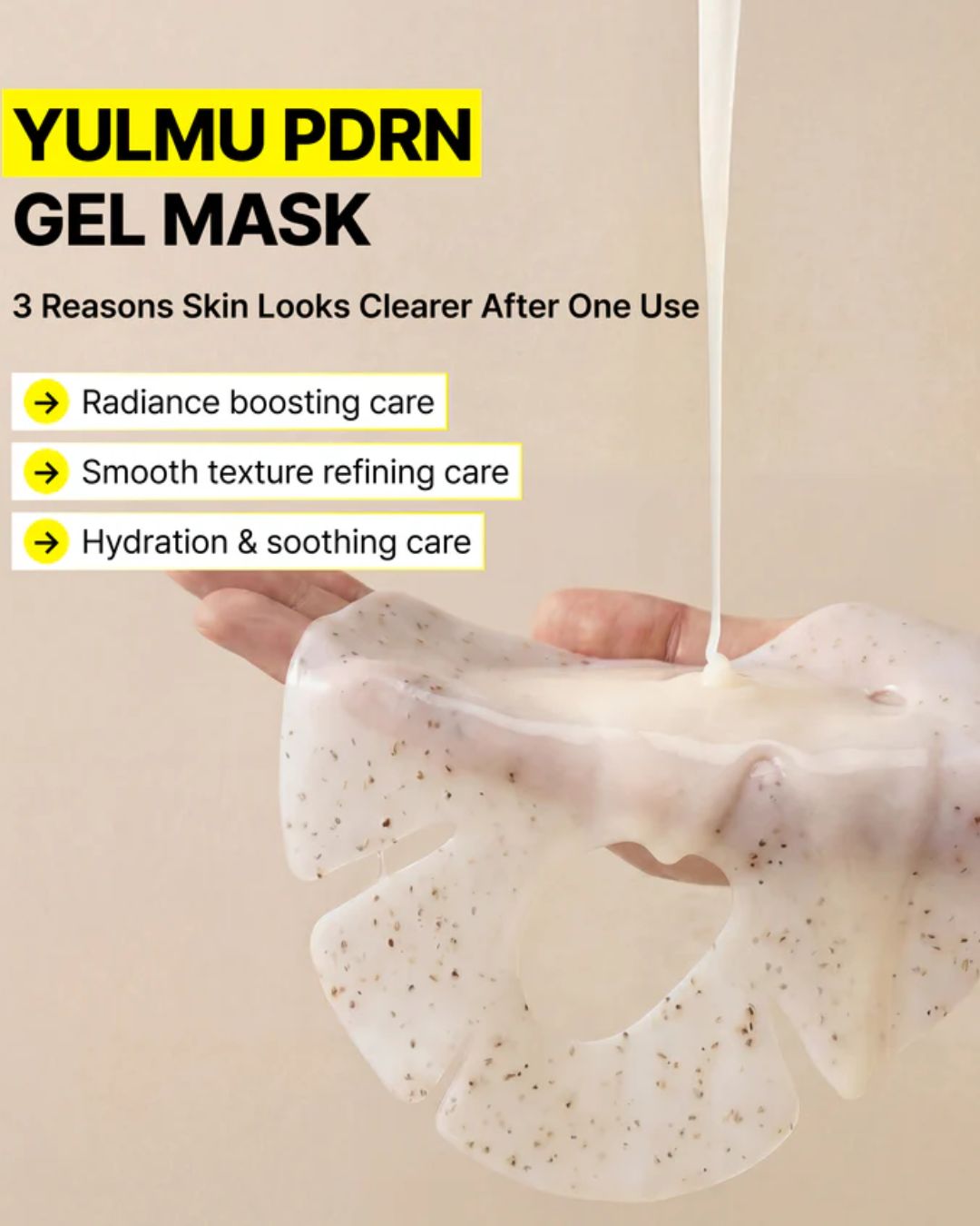 Returnity Yulmu PDRN Glowy Skin Gel Mask
