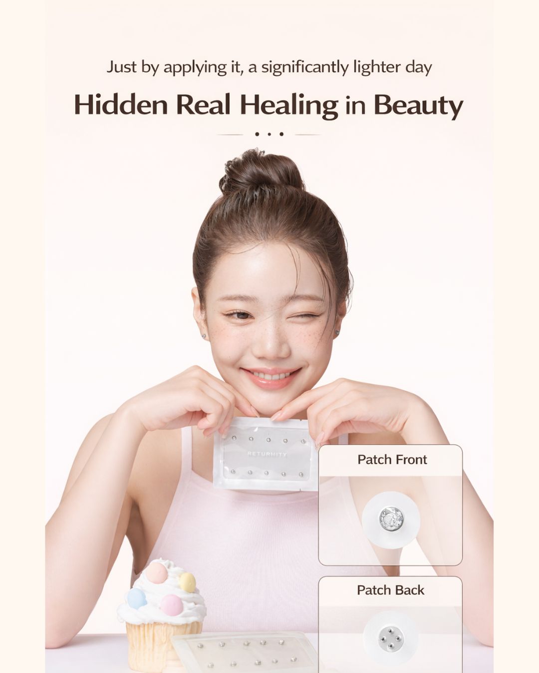 Returnity Ear V2 Acupressure Patch (Crystal/Pearl/Silver)