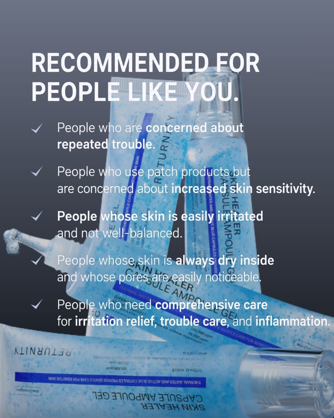 Returnity Skin Healer Capsule Ampoule Gel