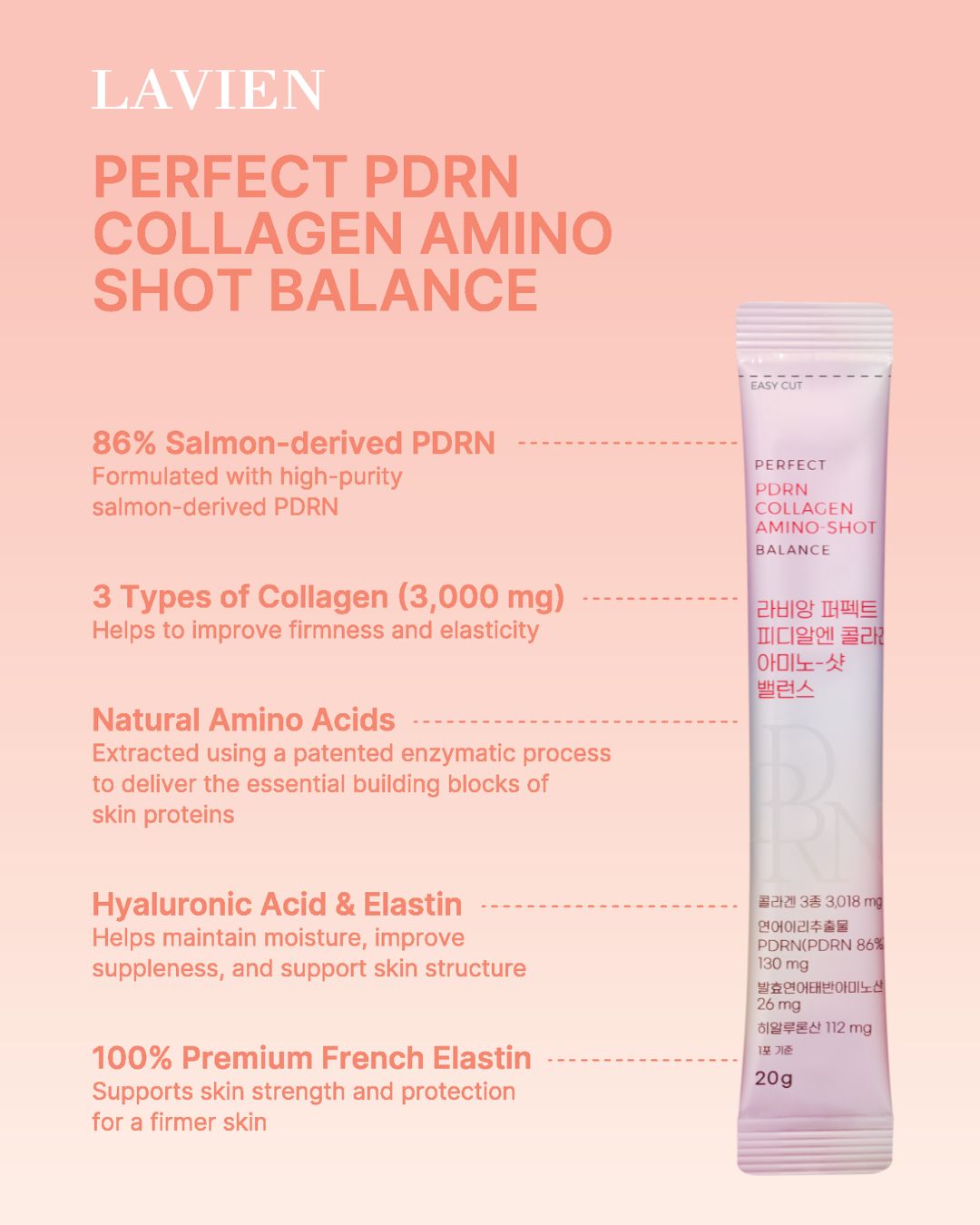 Lavien Perfect PDRN Collagen Amino-Shot Balance