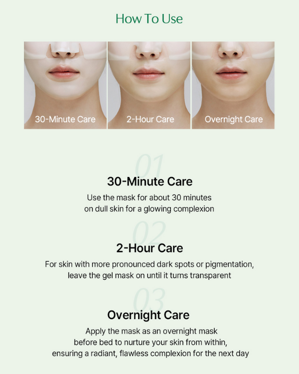 Luvum Green Citrus Vitamin C Gel Mask+