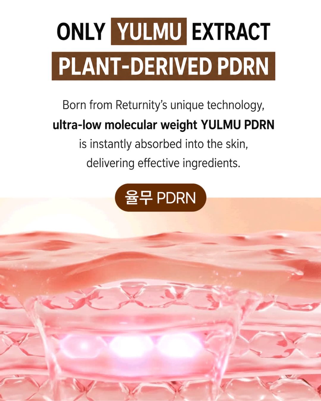 Returnity Yulmu PDRN Glowy Skin Gel Mask