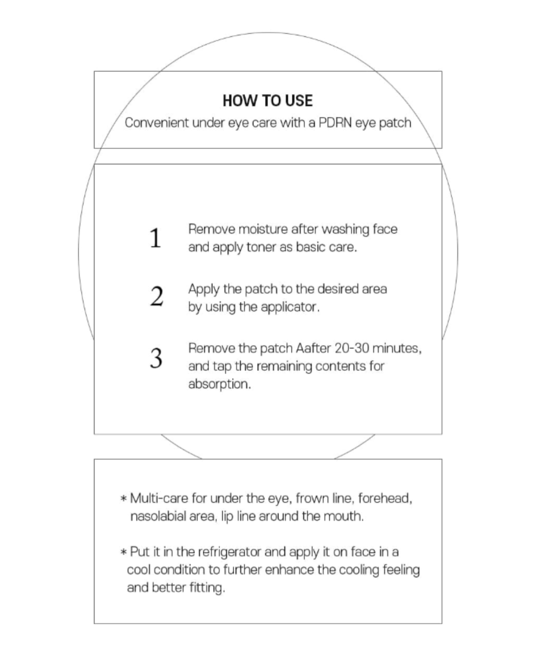 Dermaline Bio Activing PDRN Eye Patch