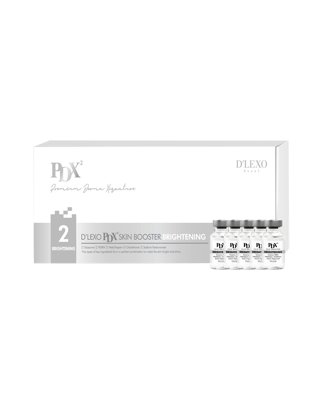 Dermaline Skin Booster Brightening (PDX2) & MTS Stamp