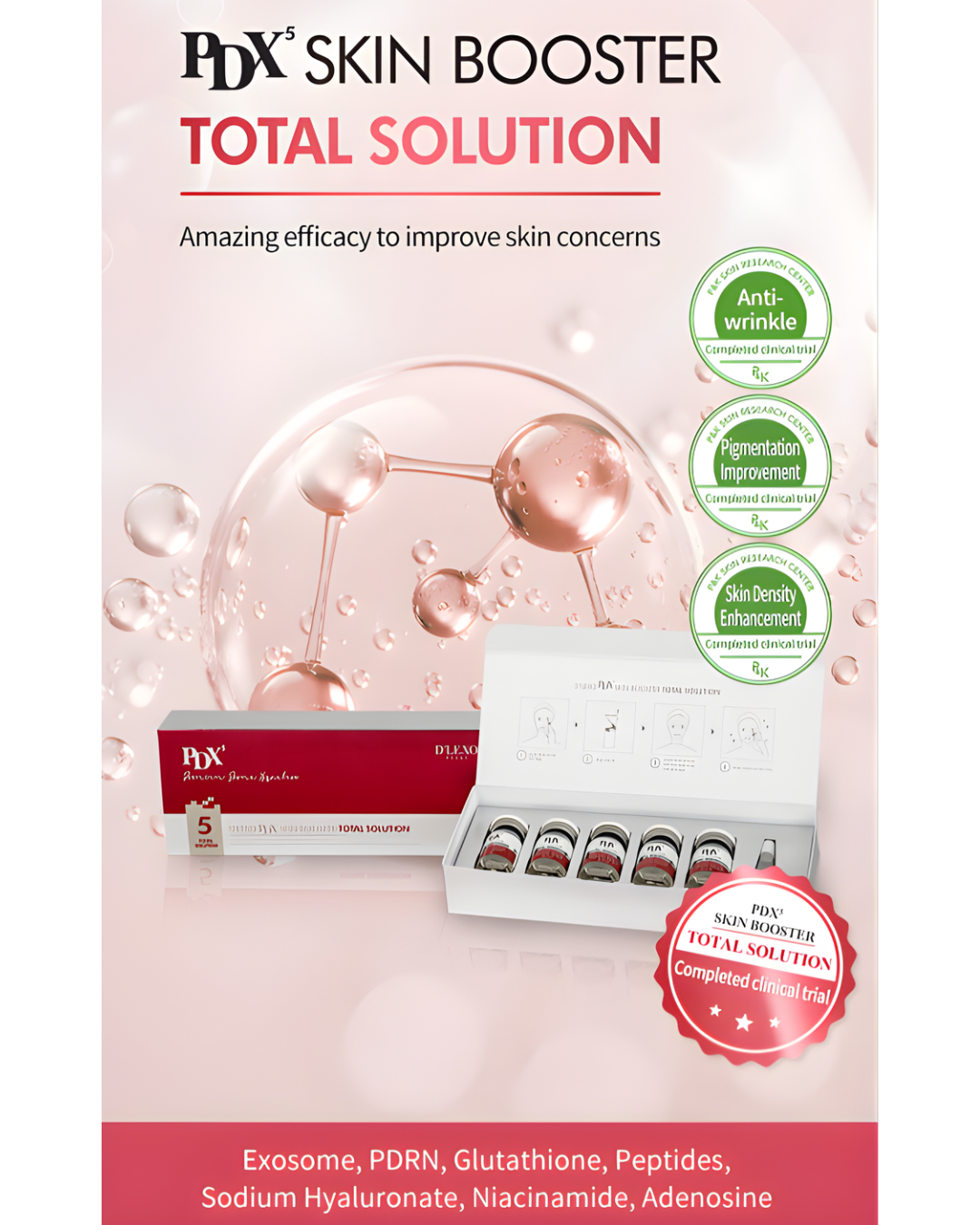 Dermaline PDX5 Skin Booster Total Solution (5ml x 5)