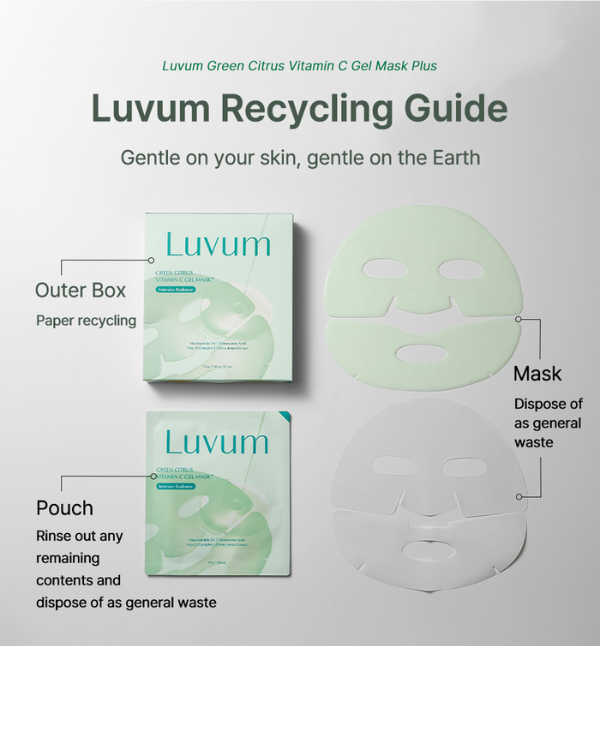 Luvum Green Citrus Vitamin C Gel Mask+
