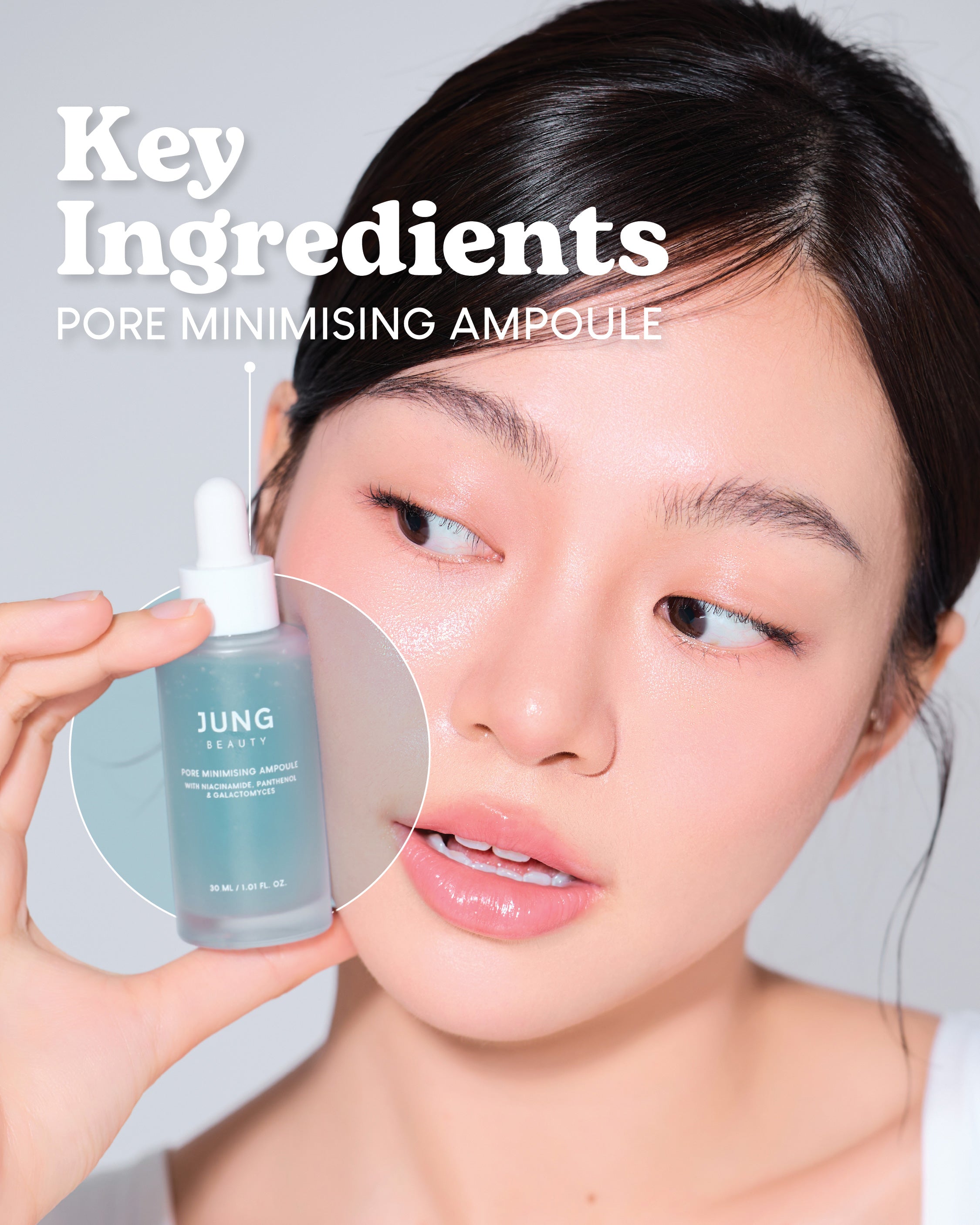 Jung Beauty Pore Minimising Ampoule with Niacinamide, Panthenol & Galactomyces