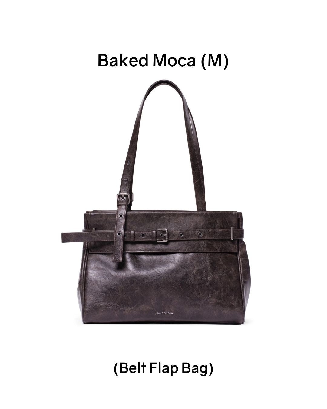 SAMO ONDOH Belt Flap Bag