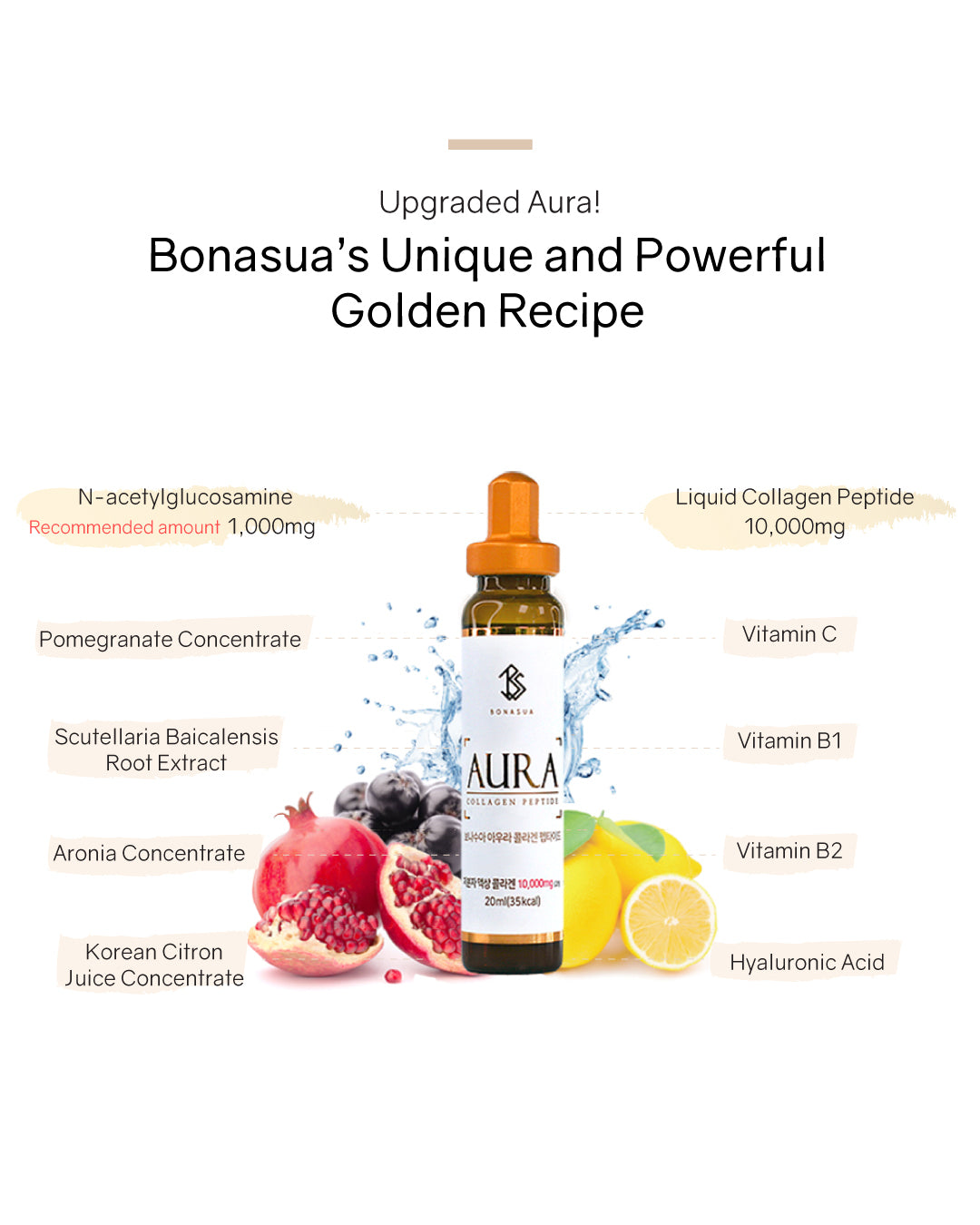 Bonasua Aura Original 10000 Collagen Drink (7 days)