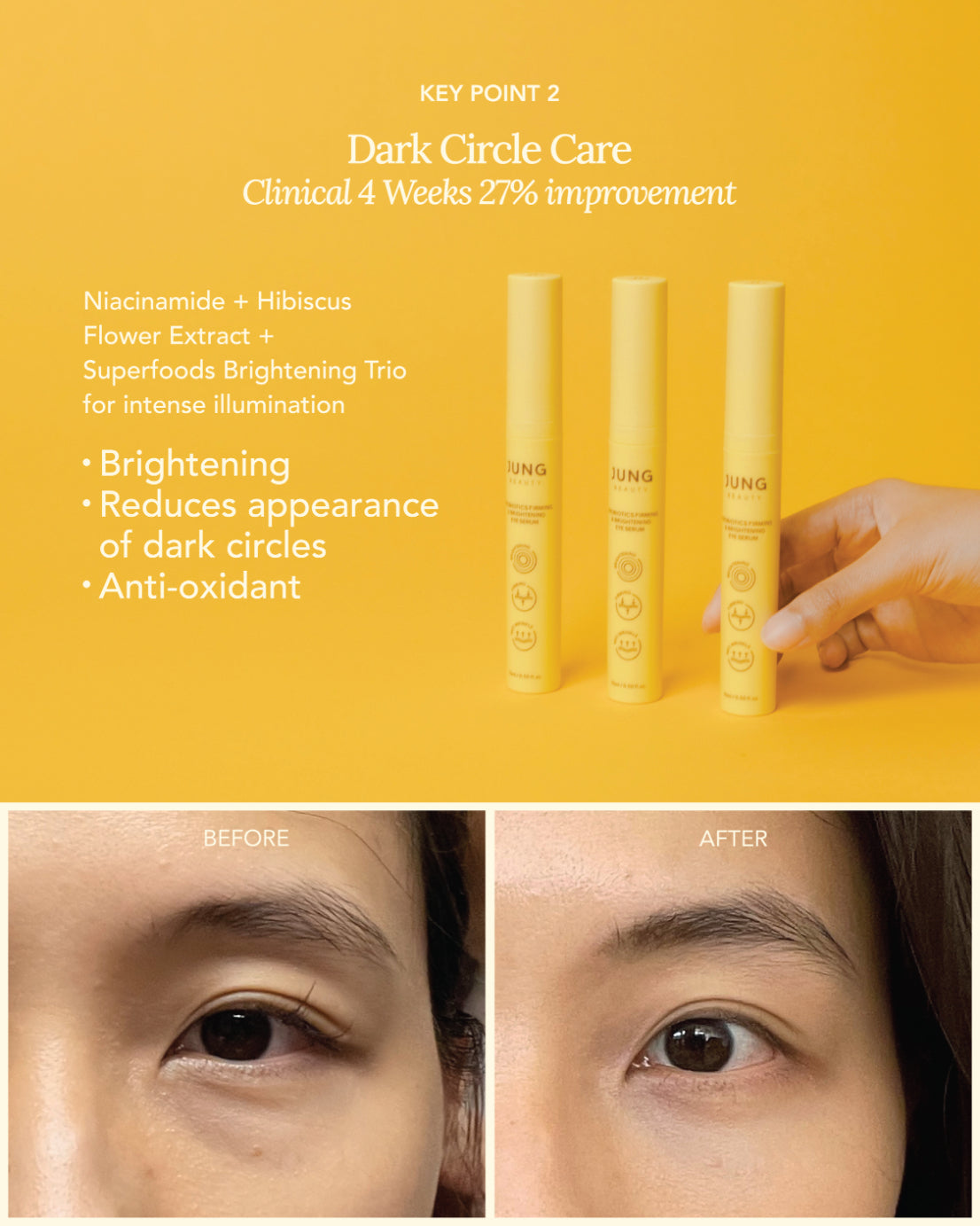 Jung Beauty Probiotics Firming & Brightening Eye Serum