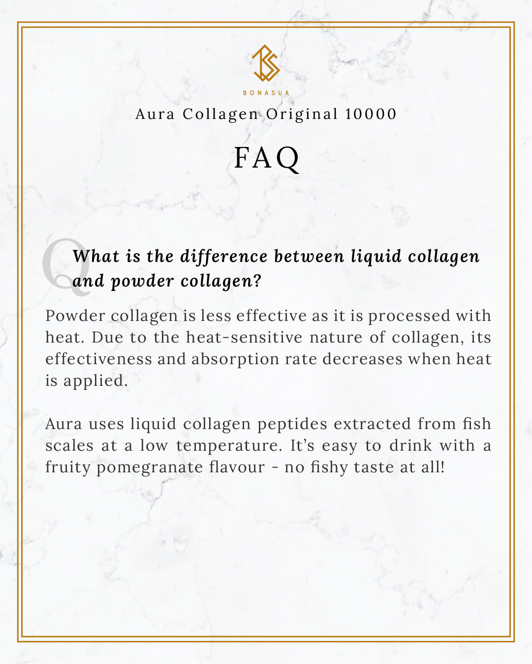 Bonasua Aura Original 10000 Collagen Drink (7 days)