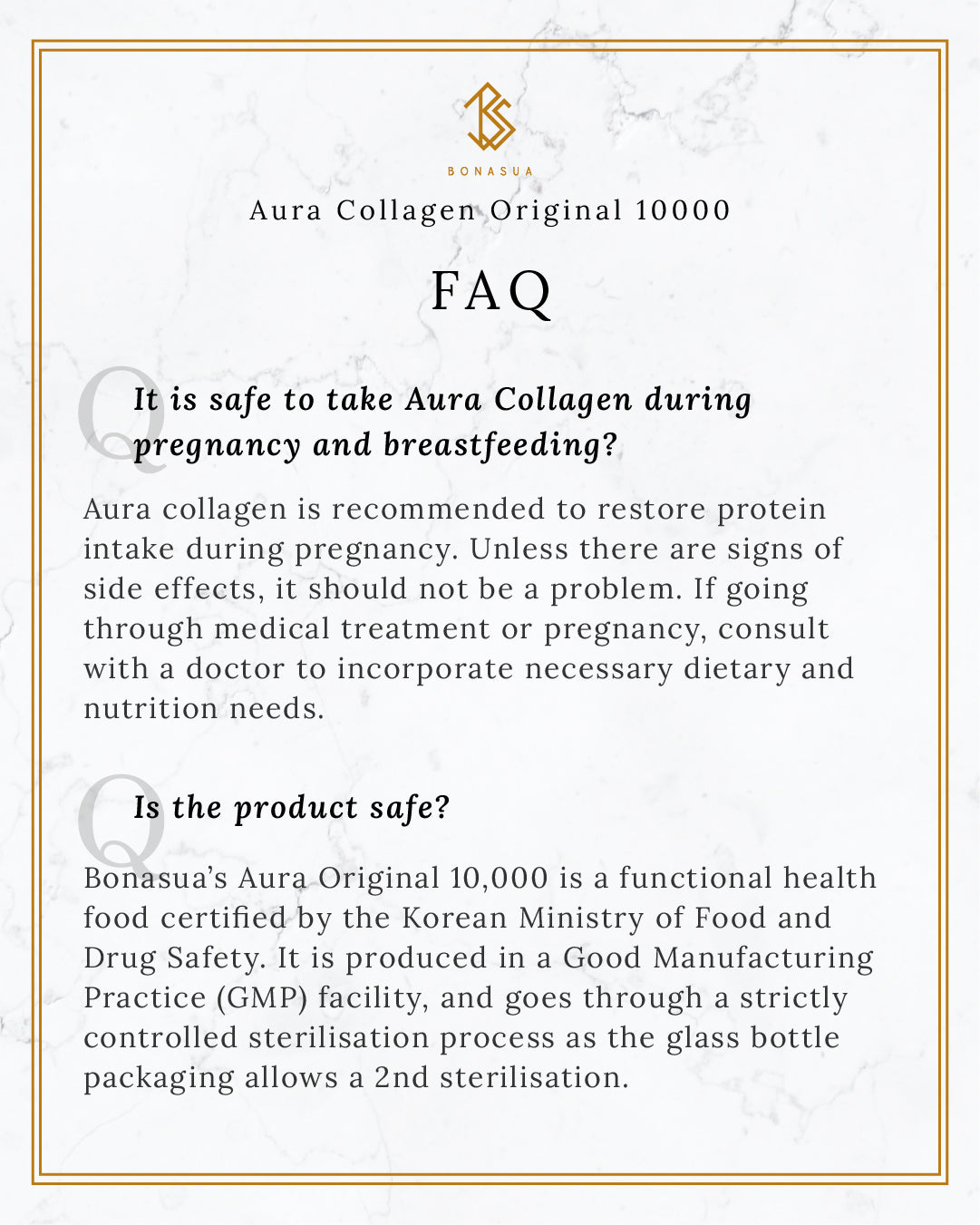Bonasua Aura Original 10000 Collagen Drink (7 days)