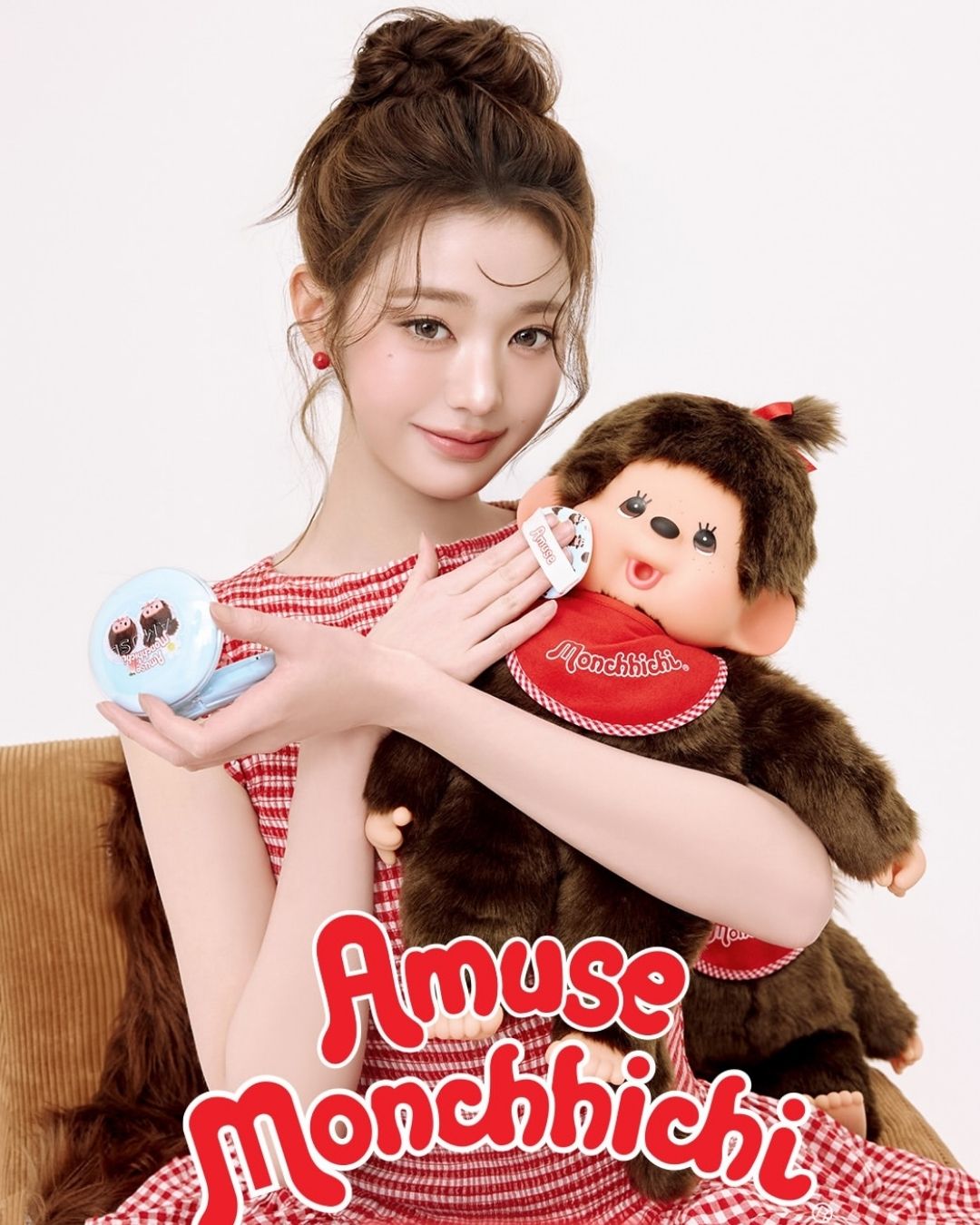 [PROMO] AMUSE x MONCHHICHI Airy Pore Cover Cushion [Limited Edition]