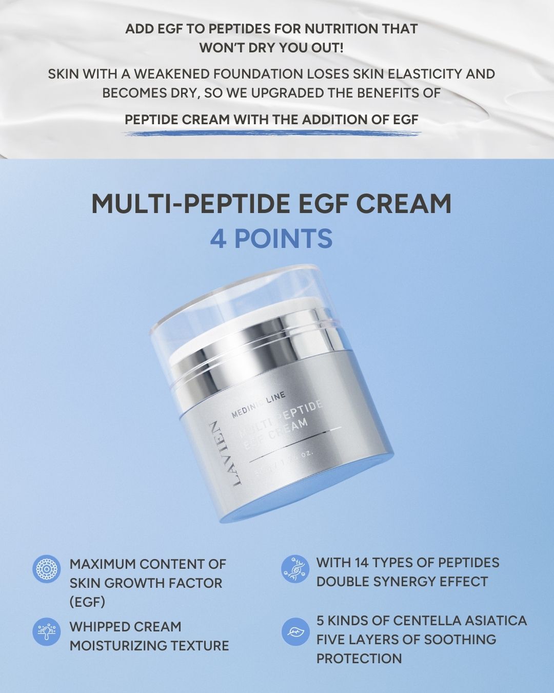 [PROMO] Lavien Multi Peptide EGF Cream