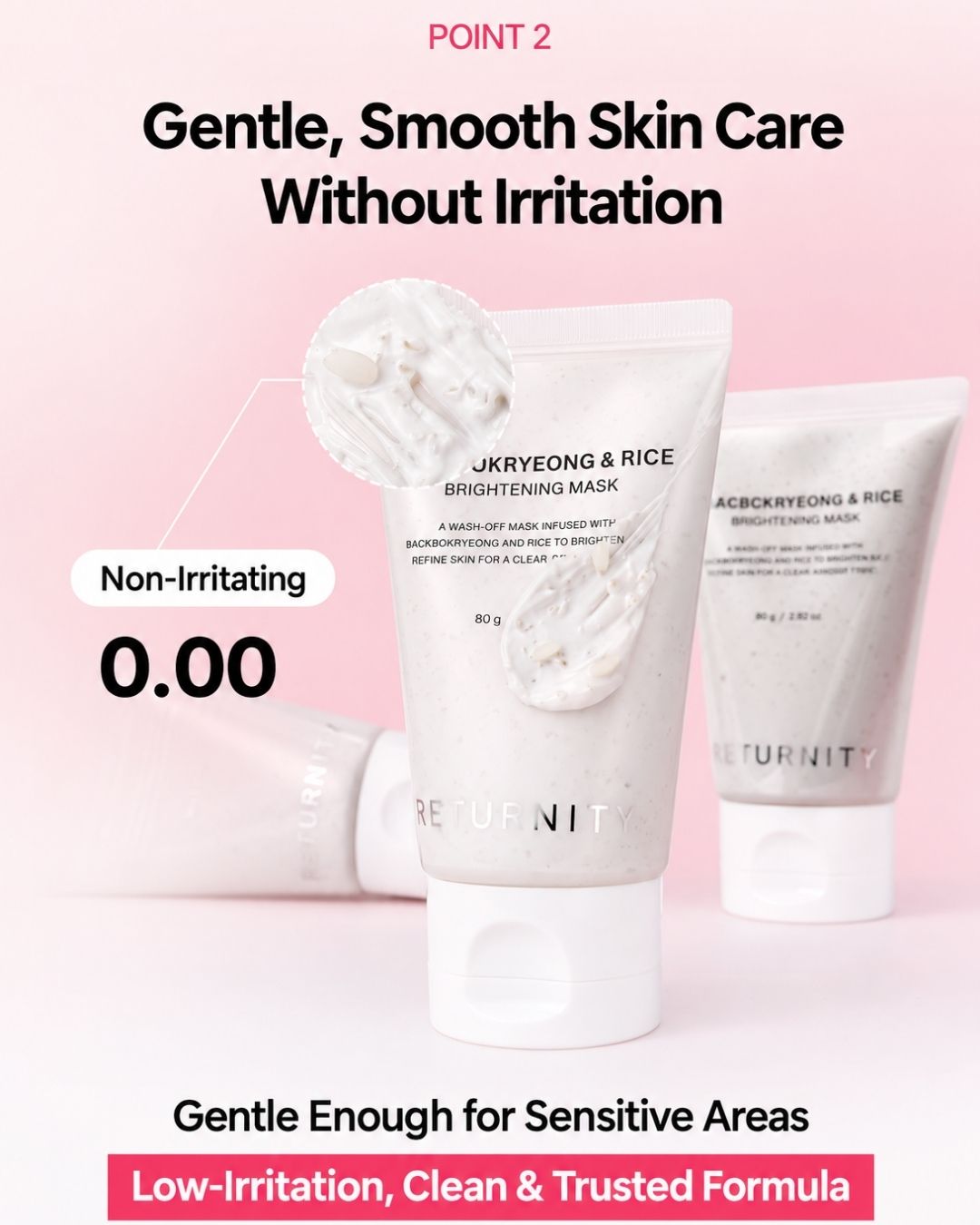 [PREORDER] Returnity Baekeokryeong & Rice Brightening Mask (Dispatch date: 23-27 Nov)