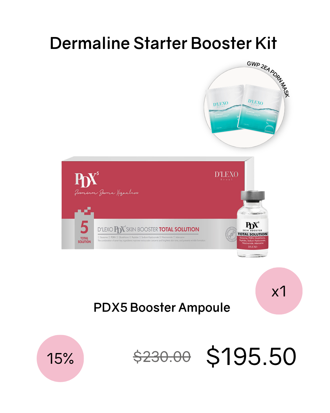 [Online Exclusive] Dermaline Booster Kits (comes with GWP!)
