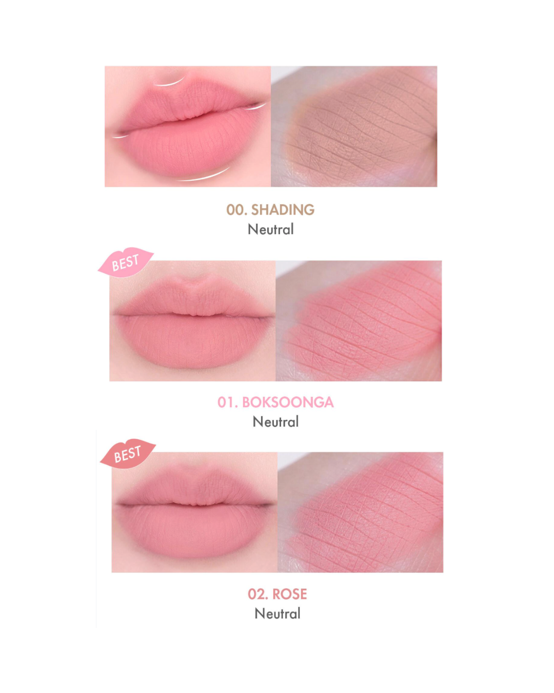 [PROMO] AMUSE Lip Smudger (6 Colours)