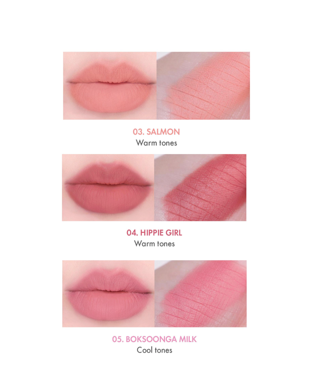 [PROMO] AMUSE Lip Smudger (6 Colours)