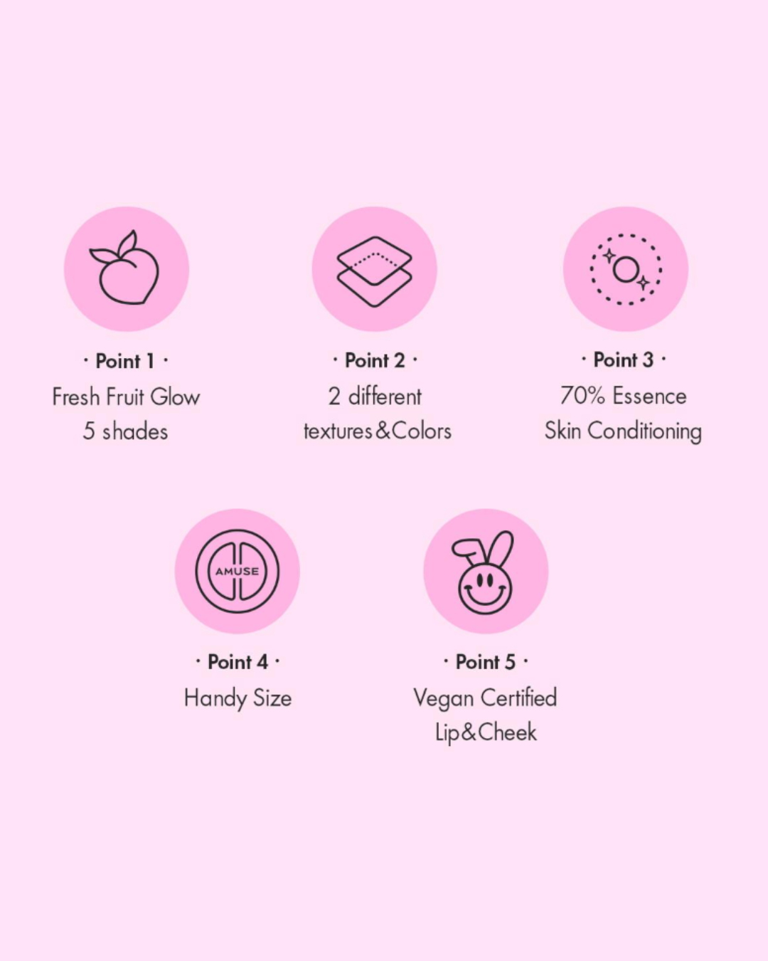 [PROMO] AMUSE Lip and Cheek Healthy Balm (5 Colours)
