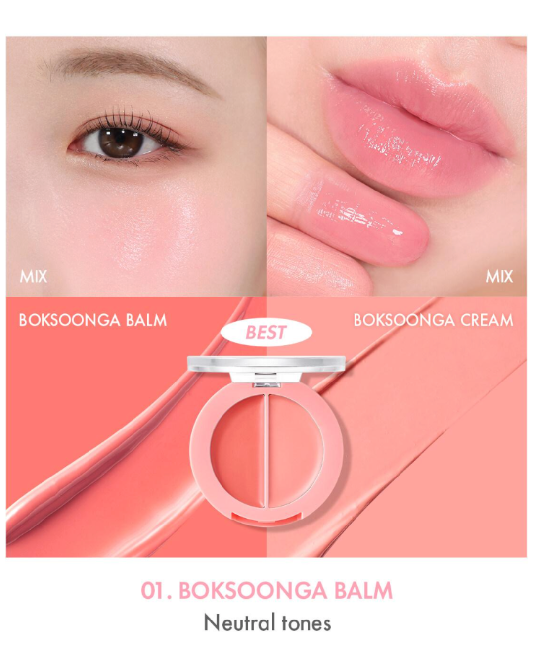 [PROMO] AMUSE Lip and Cheek Healthy Balm (5 Colours)