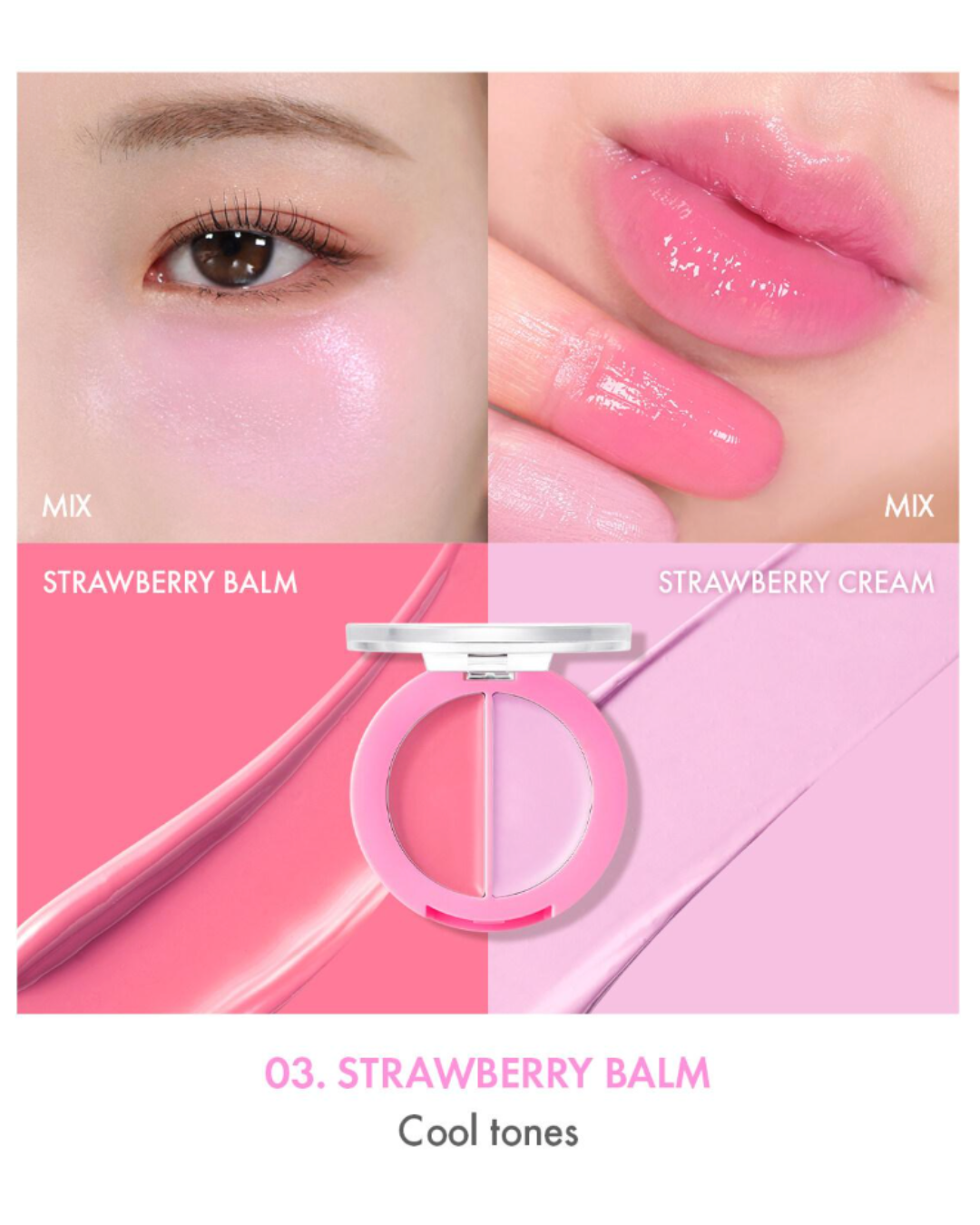 [PROMO] AMUSE Lip and Cheek Healthy Balm (5 Colours)