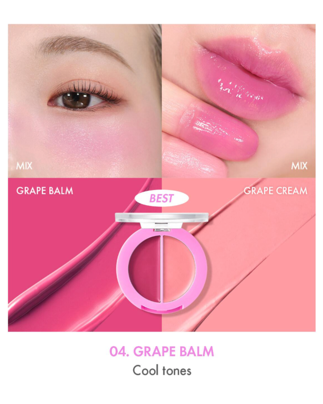 [PROMO] AMUSE Lip and Cheek Healthy Balm (5 Colours)