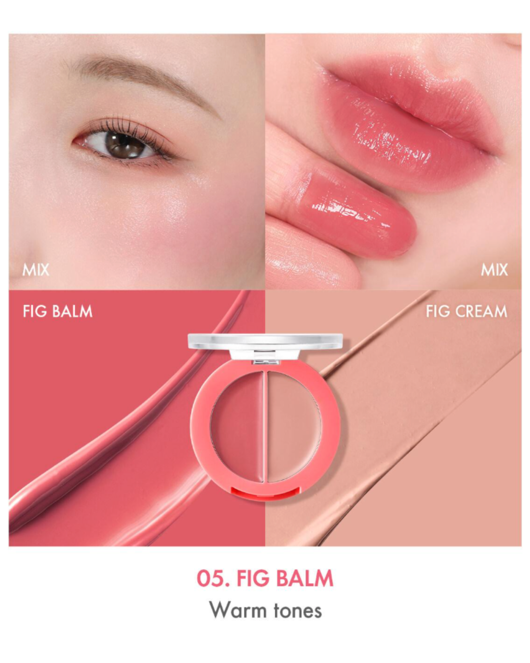 [PROMO] AMUSE Lip and Cheek Healthy Balm (5 Colours)