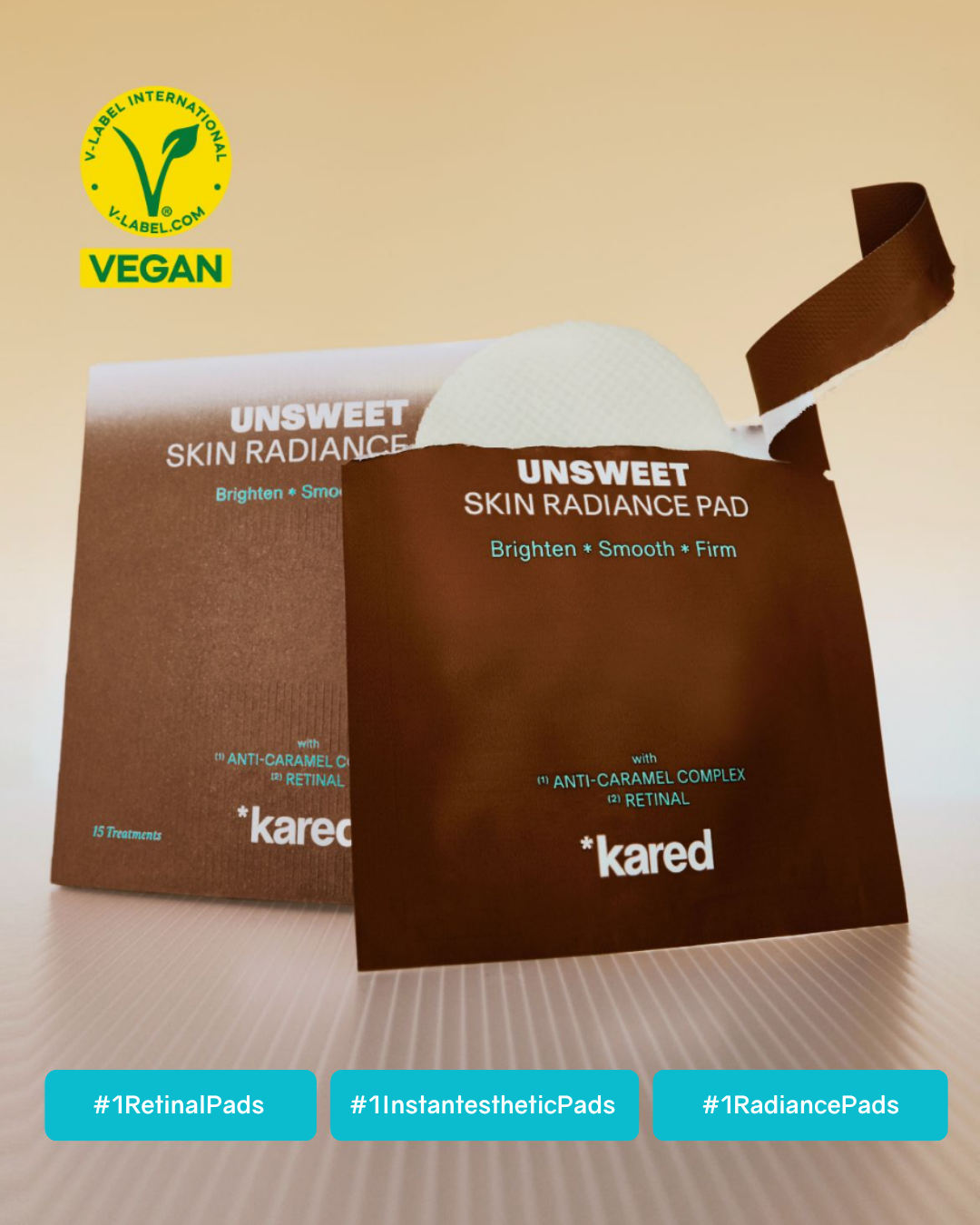 kared Unsweet Skin Radiance Pad