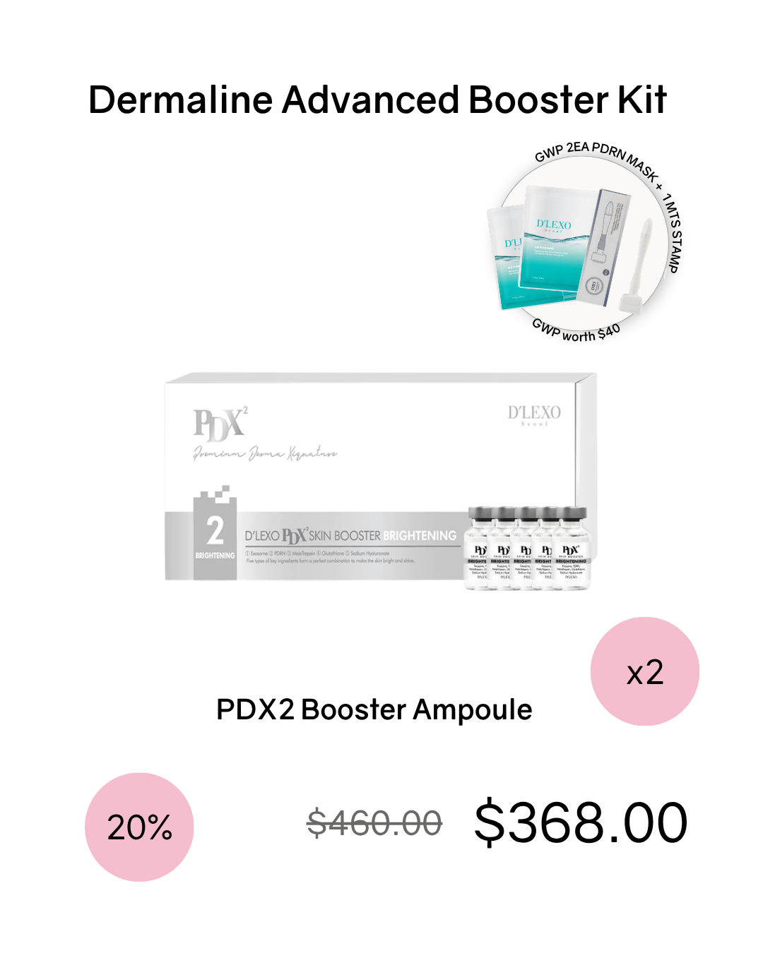 [Online Exclusive] Dermaline Booster Kits (comes with GWP!)