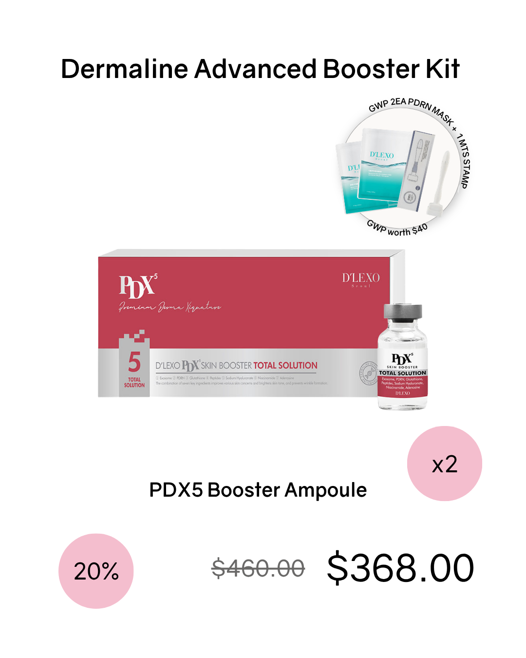 [Online Exclusive] Dermaline Booster Kits (comes with GWP!)