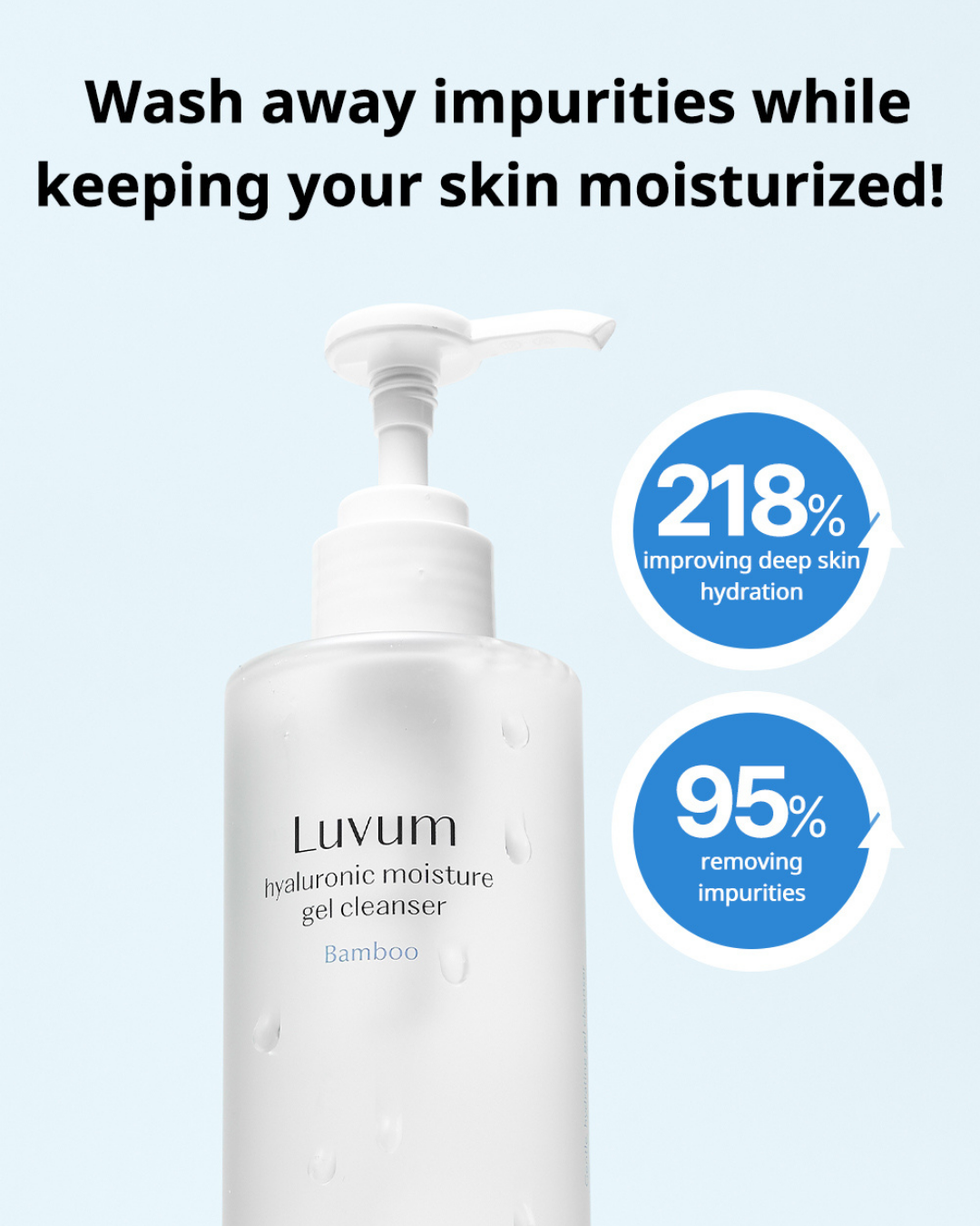 [PROMO] Luvum Bamboo Hyaluronic Moisture Gel Cleanser
