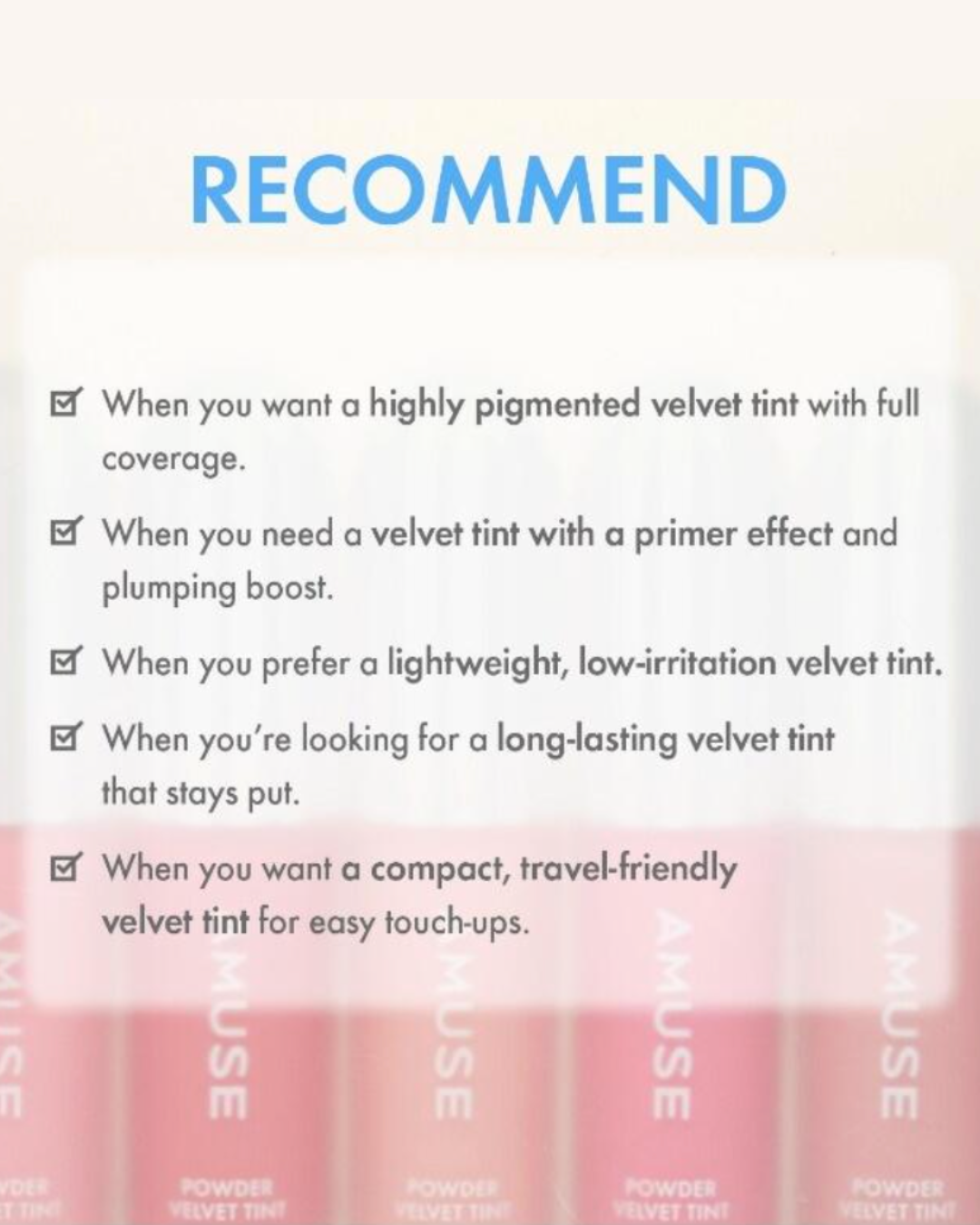 [PROMO] AMUSE Powder Velvet Tint