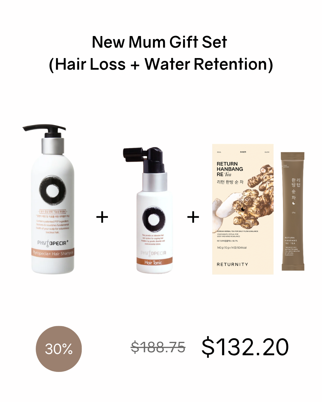 New Mum Gift Set (Hair Loss + Water Retention)