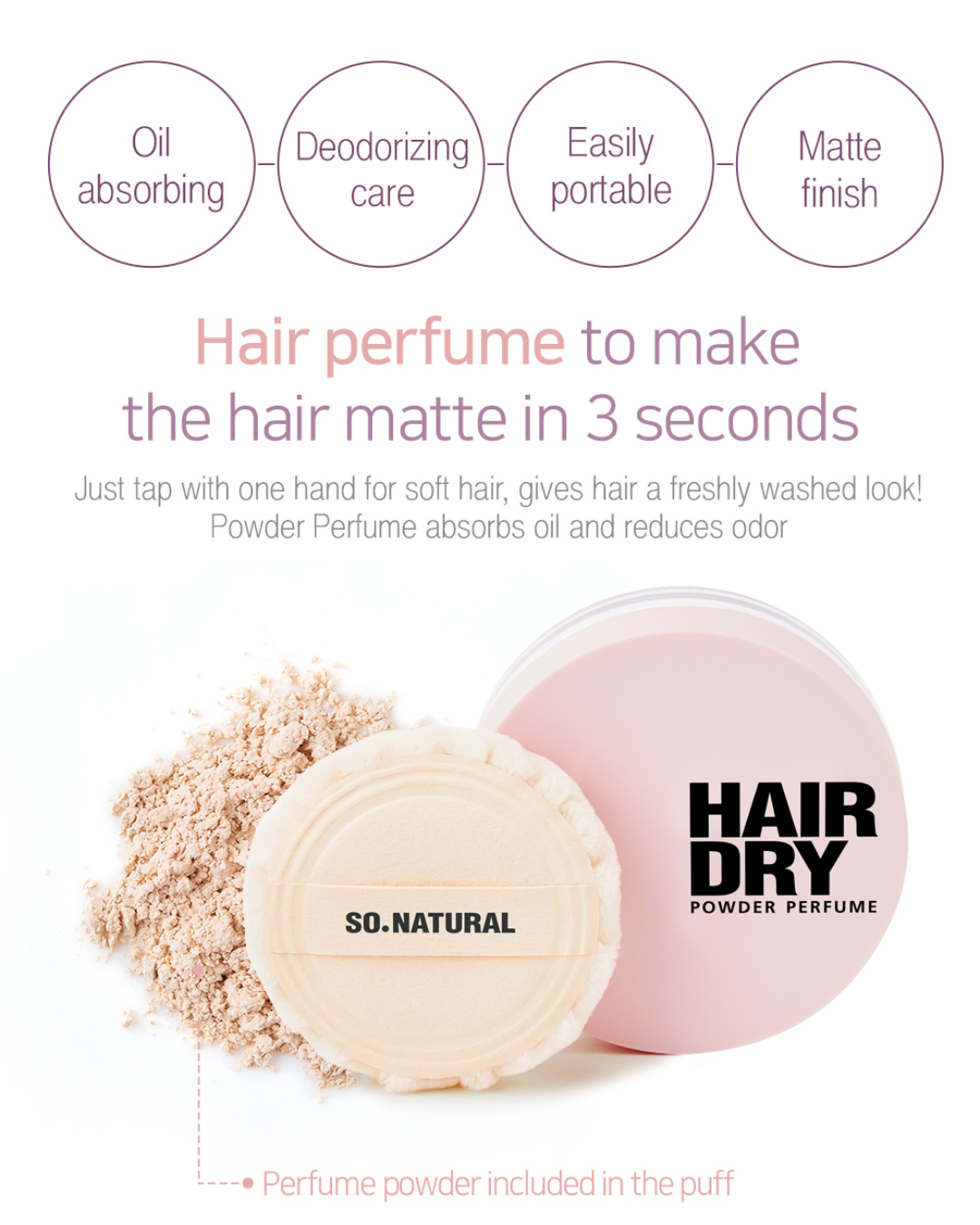 [PROMO] So Natural Hair Dry Powder Perfume