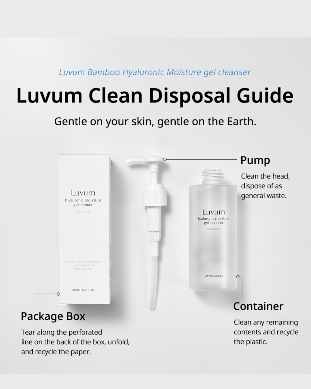 [PROMO] Luvum Bamboo Hyaluronic Moisture Gel Cleanser