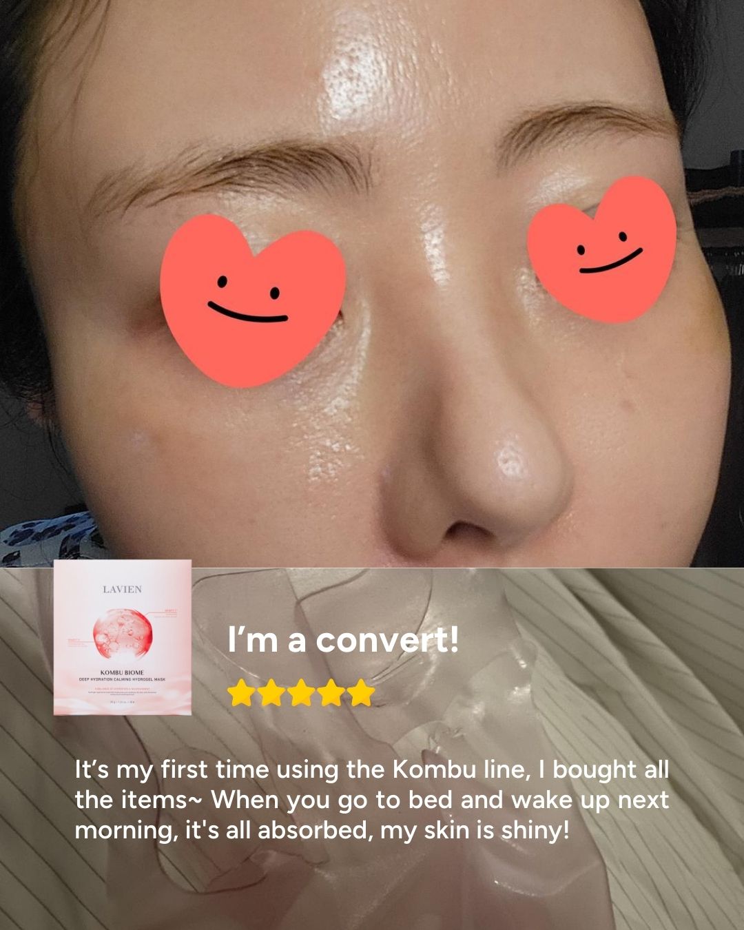 [PROMO] Lavien Kombu Biome Deep Hydration Calming Hydrogel Mask