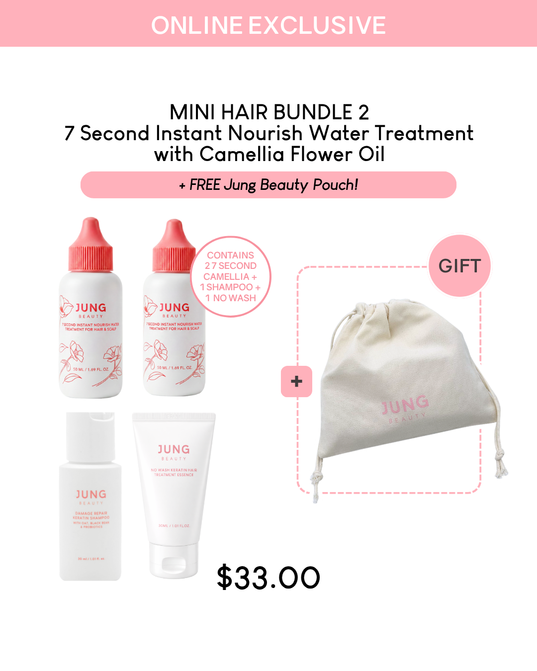 [Online Exclusive] Jung Beauty Mini Hair Trio