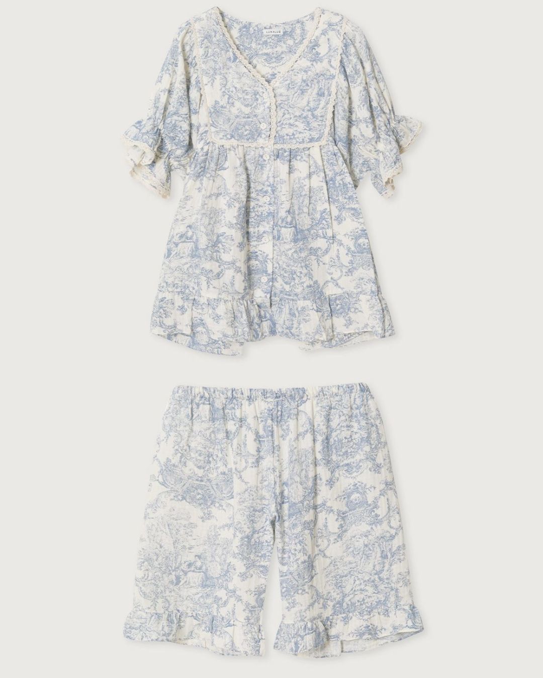 [PREORDER] Lunaluz Bijou Cottage Short Sleeve Set (Dispatch Date: 17-21 Aug)