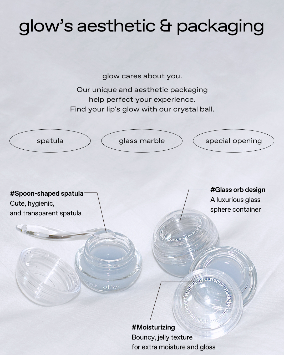glow peach peptide repair lip balm