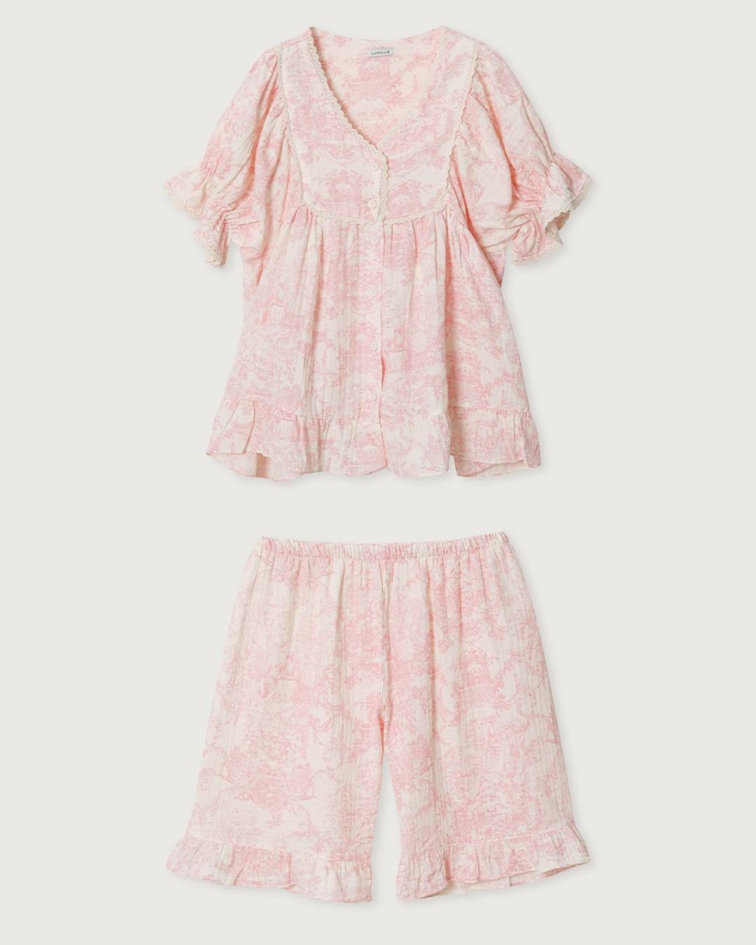 [PREORDER] Lunaluz Bijou Cottage Short Sleeve Set (Dispatch Date: 17-21 Aug)