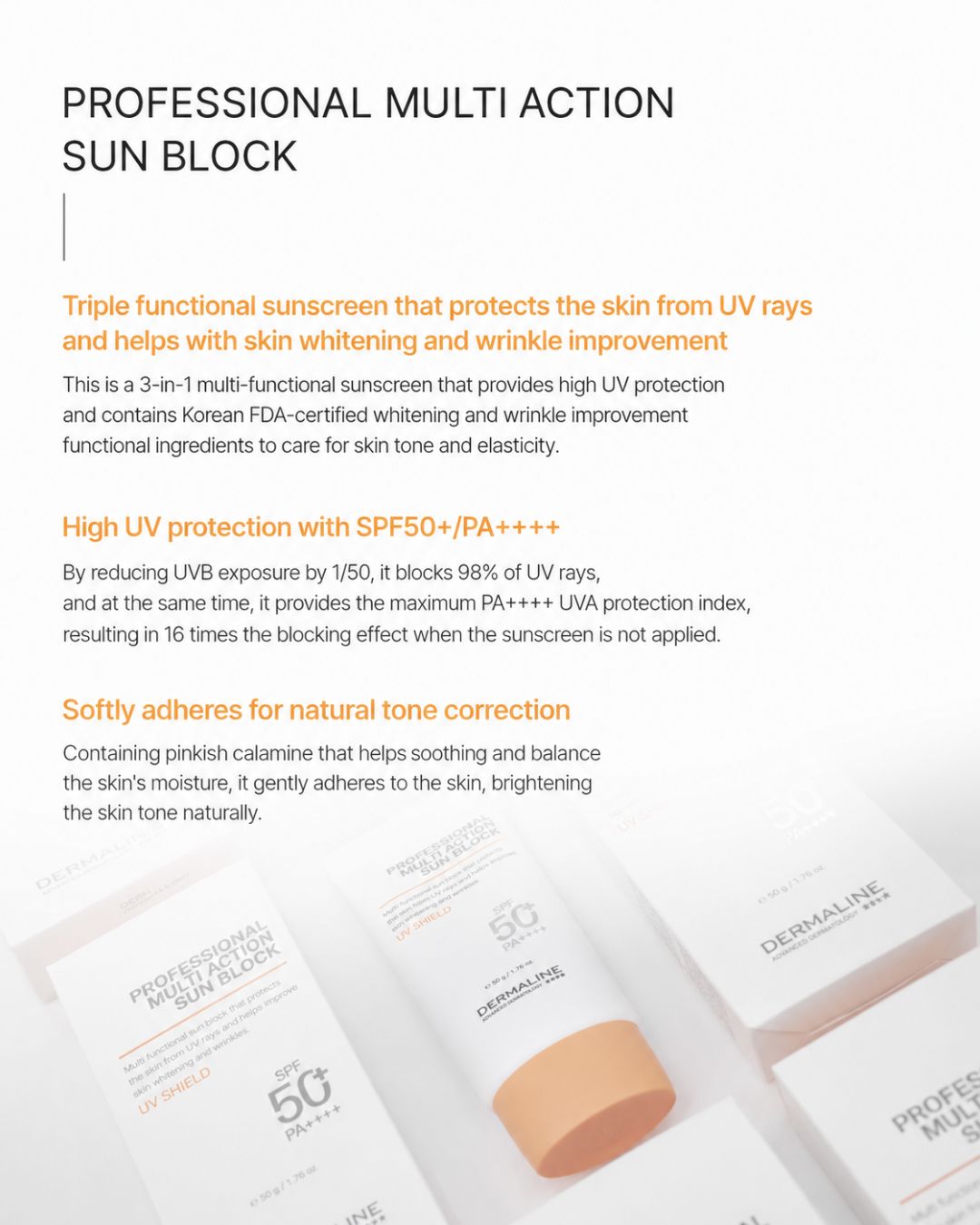 [PROMO] Dermaline Professional Multi Action Sun Block