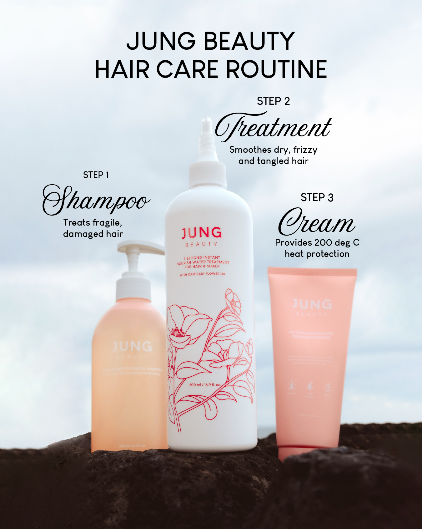 [Online Exclusive] Jung Beauty Mini Hair Trio
