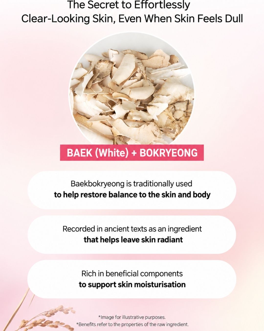 [PREORDER] Returnity Baekeokryeong & Rice Brightening Mask (Dispatch date: 23-27 Nov)