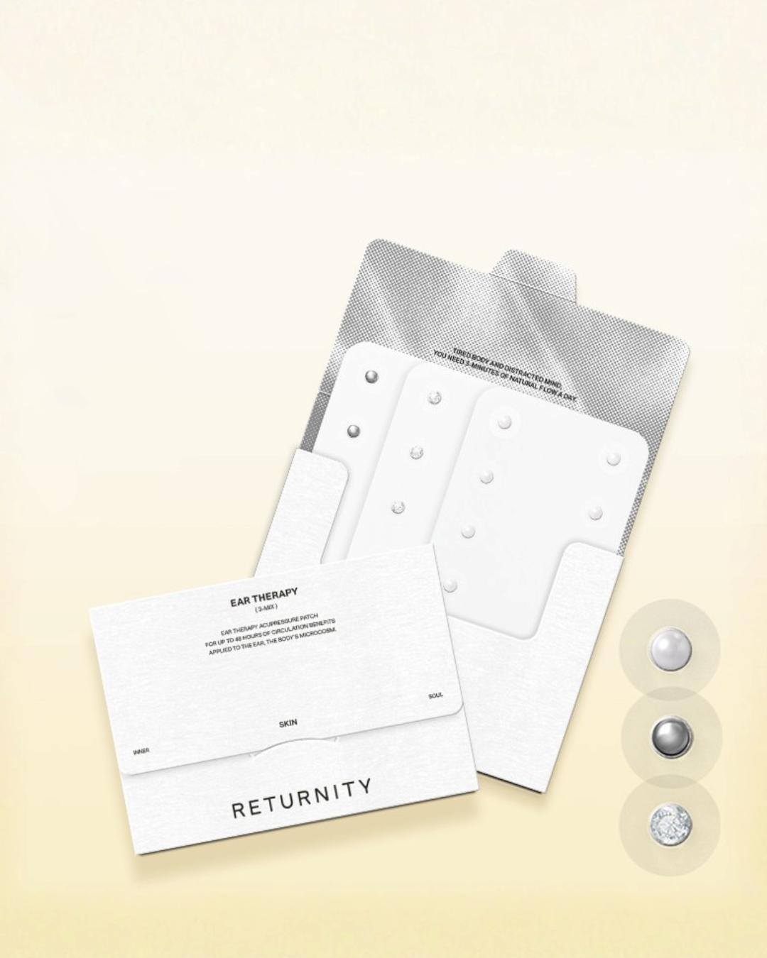 [PREORDER] Returnity Ear Therapy Patch (Crystal/Pearl/Silver) (3 sheets) (Dispatch Date: 22-26 June)