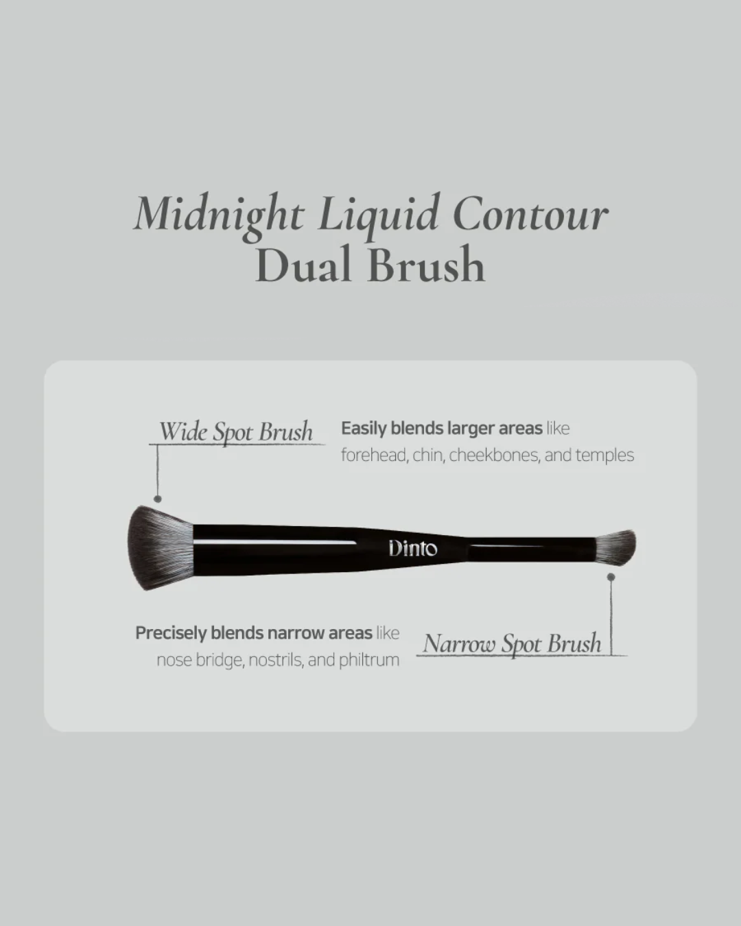 [PROMO] Dinto Midnight Liquid Contour and Contour Dual Brush