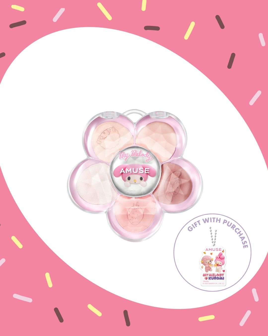 [PROMO] AMUSE My Melody & Kuromi Edition Flora Eye Palette