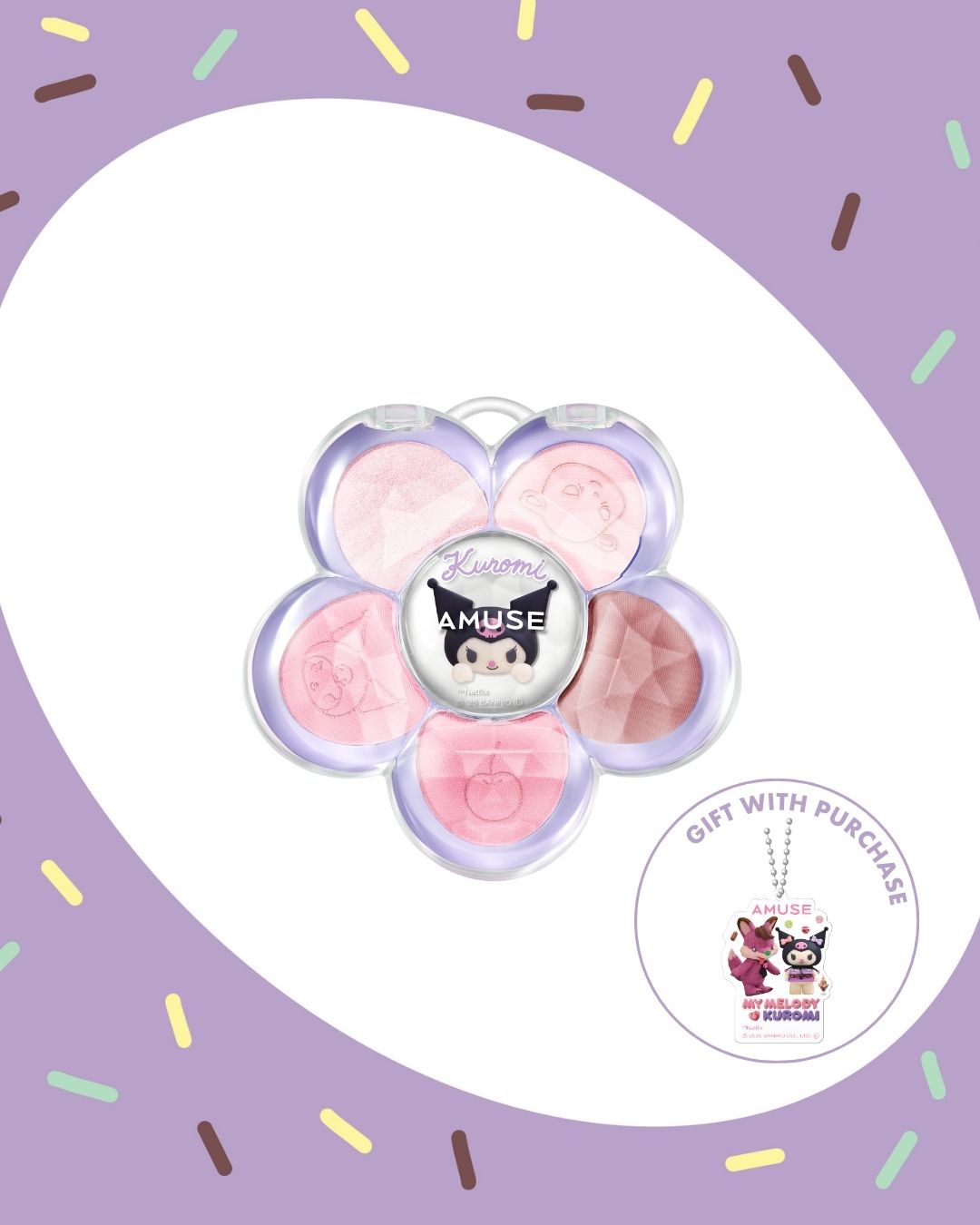[PROMO] AMUSE My Melody & Kuromi Edition Flora Eye Palette