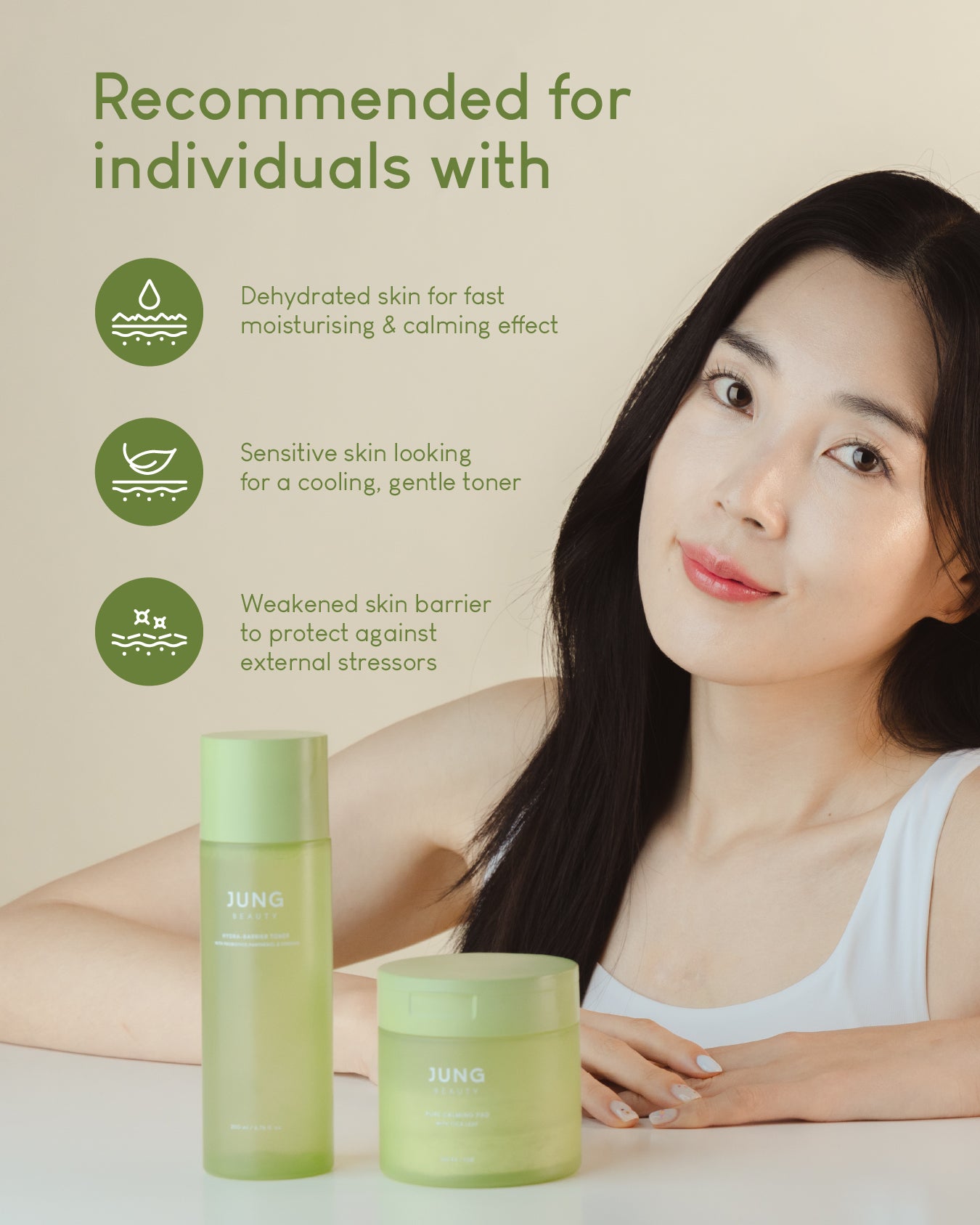 Jung Beauty Hydra-Barrier Toner with Probiotics, Panthenol, and Ginseng