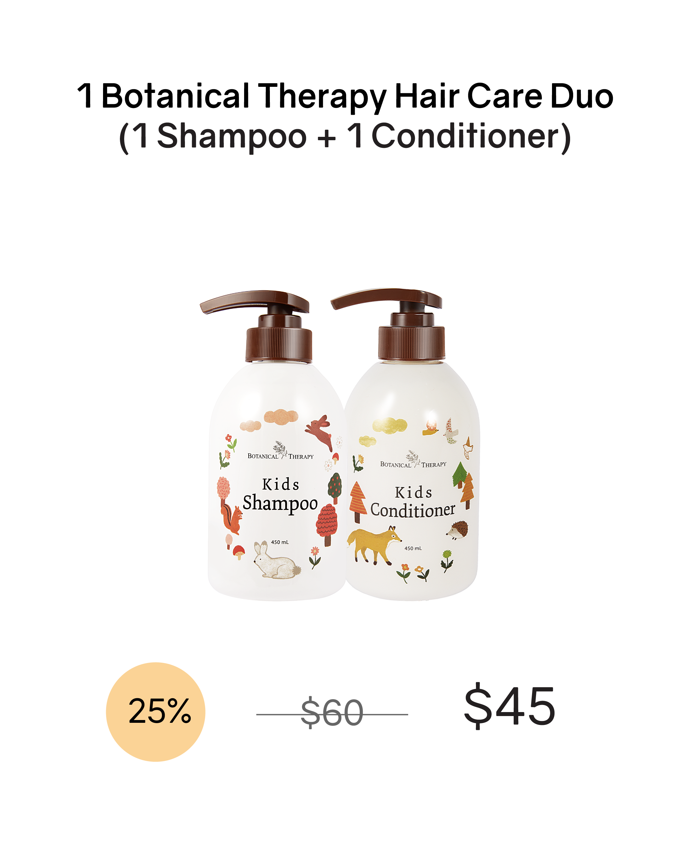 Botanical Therapy Kids Hair Care Duo